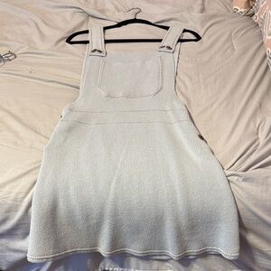 Zara Light Blue Pinafore Dress